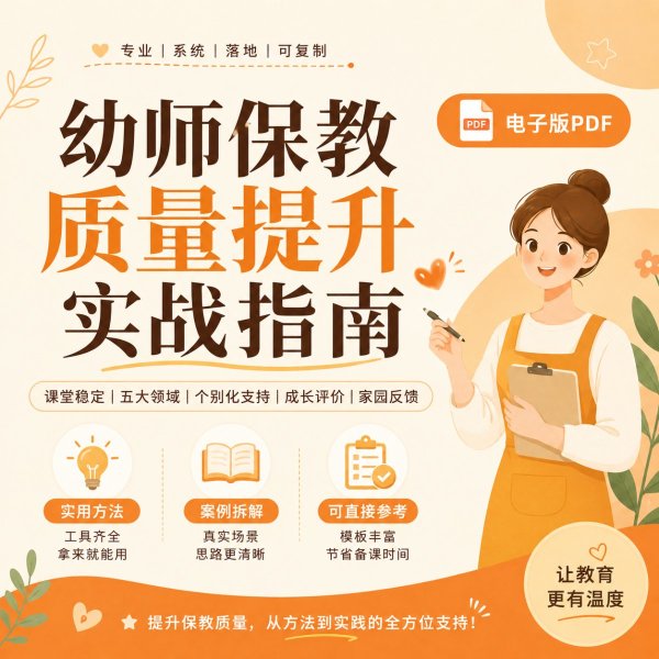 幼师保教质量提升指南 pdf电子版