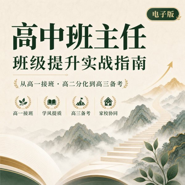 高中班主任班级管理提升实战指南pdf电子版含方法话术模板